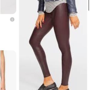 Spank Faux Leather Leggings